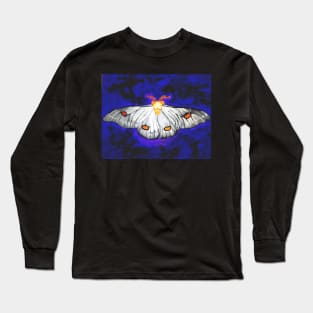 Ghostly Silk Moth Long Sleeve T-Shirt